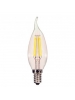 Satco S9823 - 4 Watt CA11 LED - Clear - 2700K - Candelabra base - 360 Deg. Beam Spread - 340 lumens - 120 V - 6 Packs